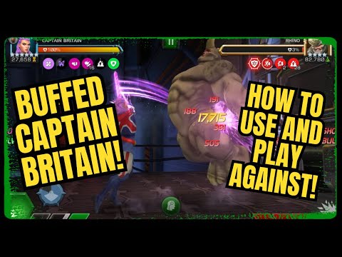 Captain Britain Buff! How To Use And How To Counter Her!
