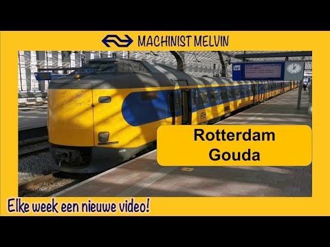 4k ROTTERDAM via ALEXANDER naar GOUDA met een INTERCITY!