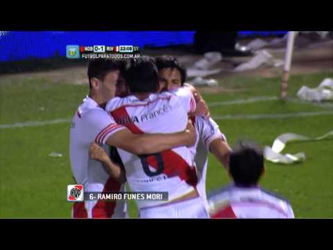 Gol Funes Mori. Newell's 0-River 1. Fecha 11. FPT