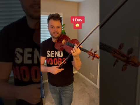 1 Day Vs 10 Years of Playing Violin