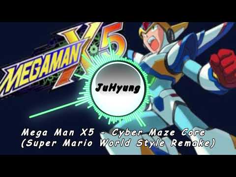 Mega Man X5 - Cyber Maze Core (Super Mario World Style Remake) (Visual Video)