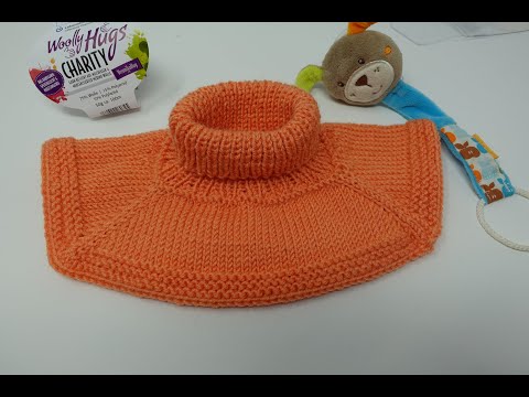 Collar with shortened rows