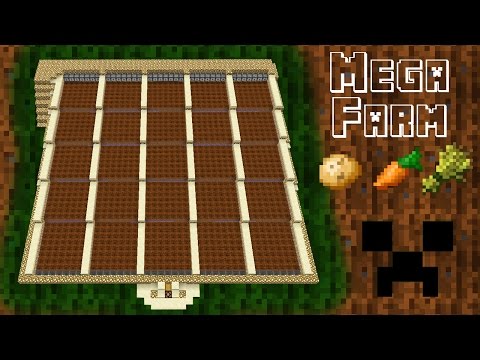 Tutorial su come costruire una Mega Farm di Grano,Patate e Carote