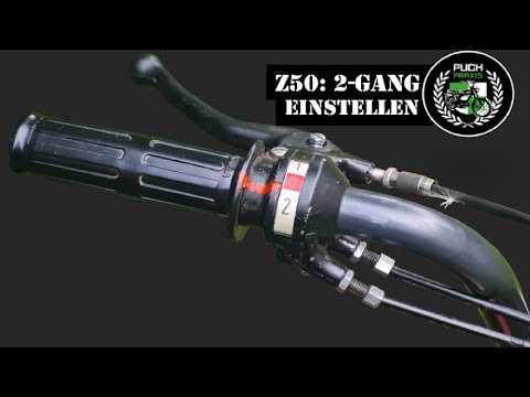 Z50 Handschaltung einstellen Puch Mopeds
