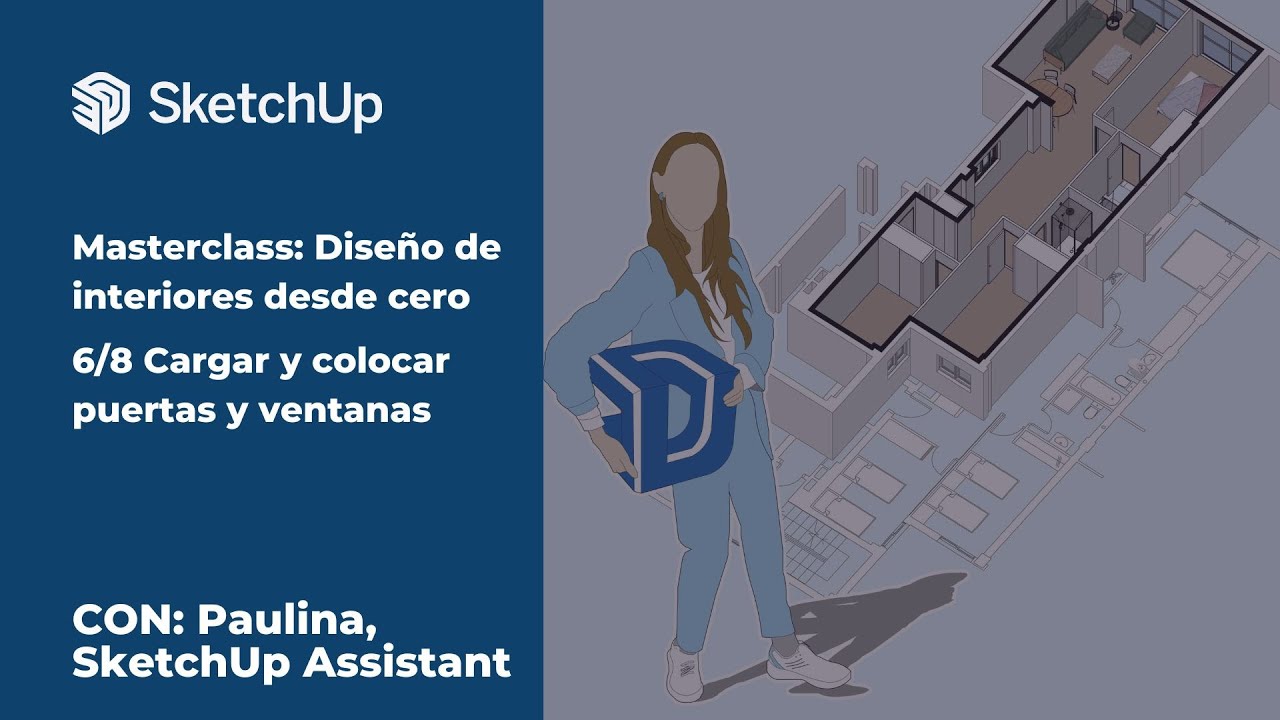 6. Carregamento e montagem de janelas e portas - Design de interiores a partir do zero