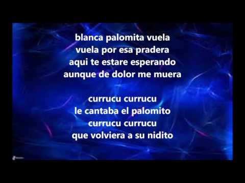 el palomito, con letra. los cadetes de linares