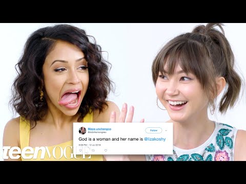 Liza Koshy and Kimiko Glenn Compete in a Compliment Battle | Teen Vogue