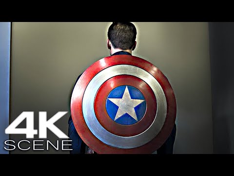 Elevator Fight Scene (2014) Captain America: The Winter Soldier 4K Movie Clip