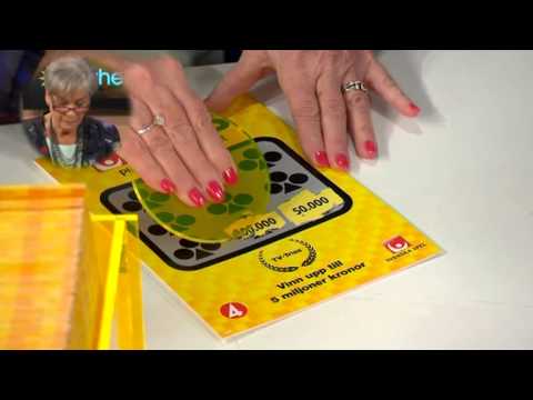 Margot Nordgren skrapar triss - Nyhetsmorgon (TV4)