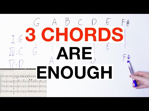 How to HARMONIZE A Melody With Just 3 Chords [Music Theory Tutorial]