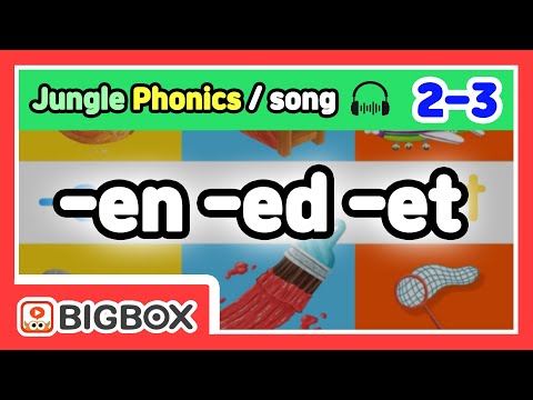 Phonics Song with Words | Alphabet Song for Kids | Single-Letter Sounds [Jungle Phonics #2-3]★BIGBOX