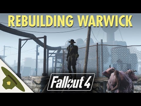 WARWICK HOMESTEAD WATER PLANT | Fallout 4 Settlement Let's Build Part 2 | RangerDave