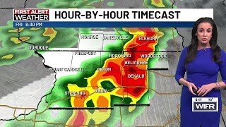 Patchy fog tonight, with storms moving in Friday
