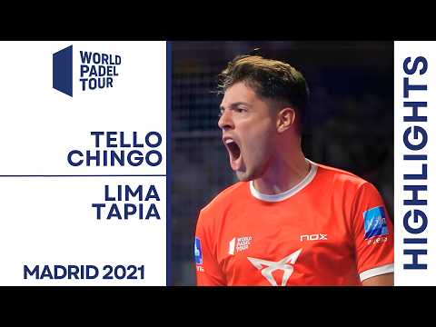 A JAW-DROPPING MATCH | Tello/Chingotto VS Lima/Tapia | Madrid 2021 | Padel Flashback