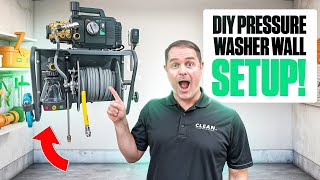 The Ultimate DIY Pressure Washer Wall Mount Setup! Affordable & Easy Install