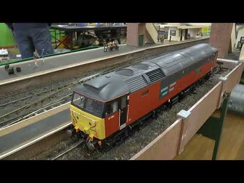 gauge 1 railways at Felixstowe model railway and model show 2022