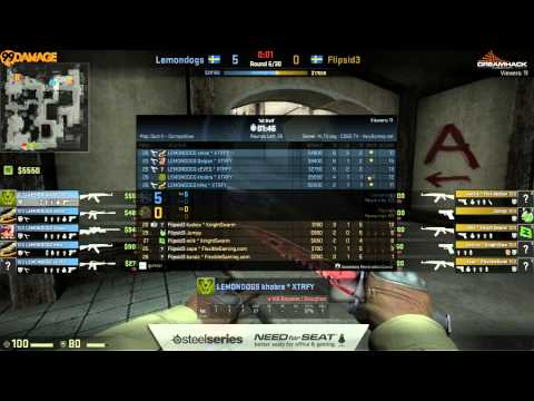 Lemondogs vs. FlipSide Tactics | UB Finale, DreamHack Summer 2014 | de_dust2