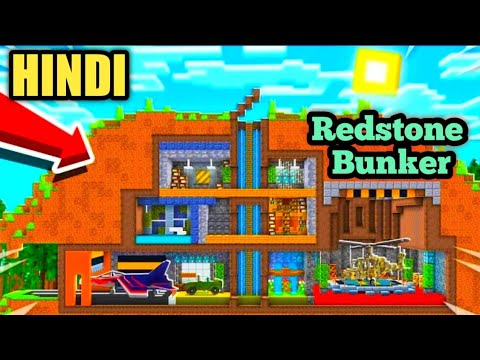 Insane Redstone Bunker! You Won't Believe What's Inside! #Minecraft