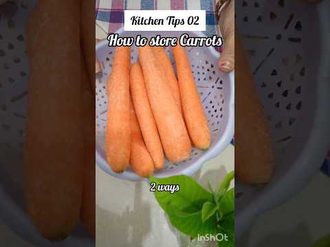 , title : 'kitchen Tip 02| How to store Carrots #kitchen#shorts'
