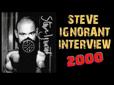 STEVE IGNORANT Interviewed in 2000