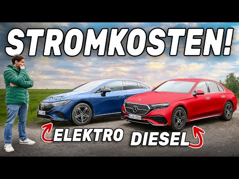 Darum versagt Elektro vs. Diesel! Mercedes E-Klasse vs. Mercedes EQE