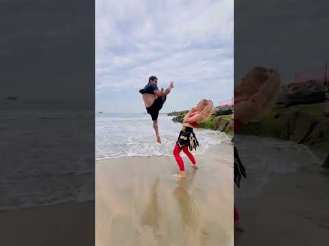 Amazing Kick At The Beach ⚔️🤩⚔️