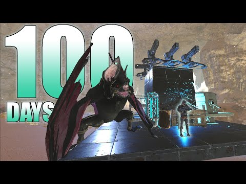 We Survived 100 Days In A Valguero Modded Cave! | Ark PvP Full Wipe