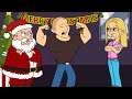 Childish Dad Sits On Santa S Lap Grounded