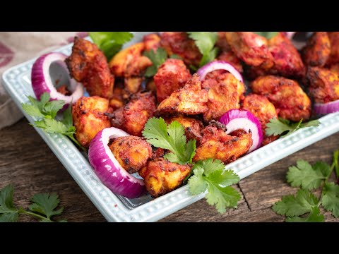 Air Fryer Chicken Tikka Bites