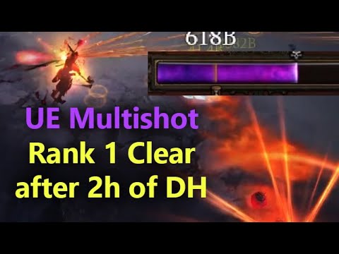 Fastest Rank 1 ever after 2h played on DH! (Season 23 UE Multishot Push)