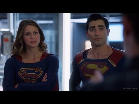 Supergirl 4K - Clark/Superman arrives at the DEO with Kara/Supergirl