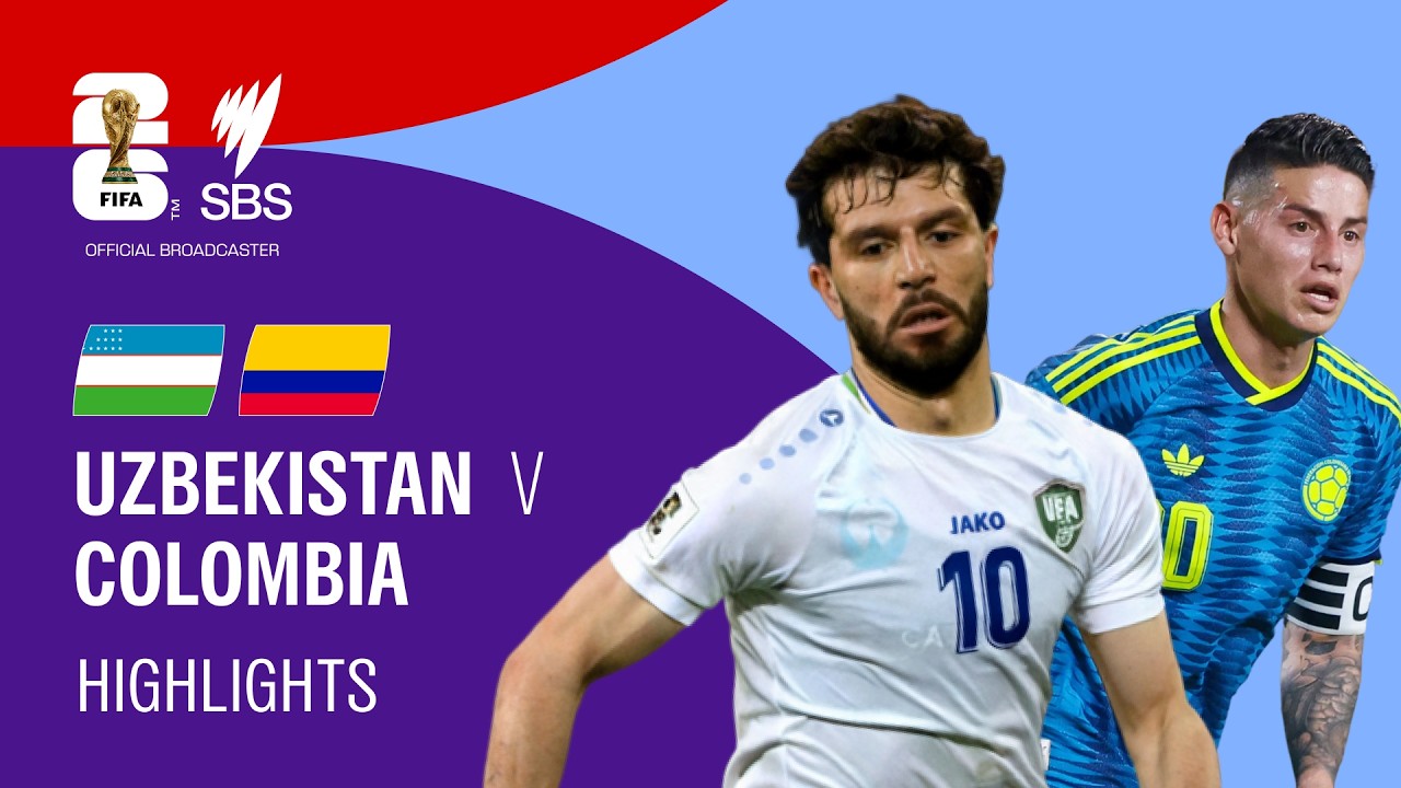 Uzbekistan v Colombia: FIFA World Cup 2026 Highlights Group K