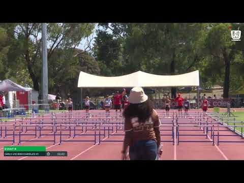 Girls U10 60m Hurdles Heat 1:2024-25 State Combined Event Championships