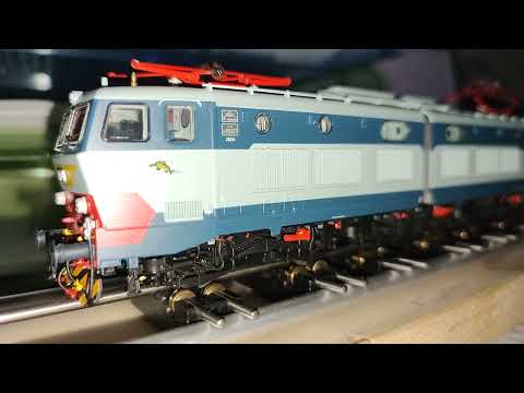 E656 Prova a banco accelerazione Caimano New Real Sound by CLtrain