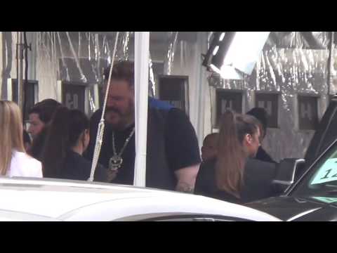 kristian nairn hodor on game of thrones premiere video by sherm in hollywood