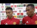 MANCHESTER UNITED ANTHONY MARTIAL TRIES TO TALK ENGLISH