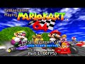 Playing Mario Kart 64 150cc Mushroom Cup Part 1 60FPS