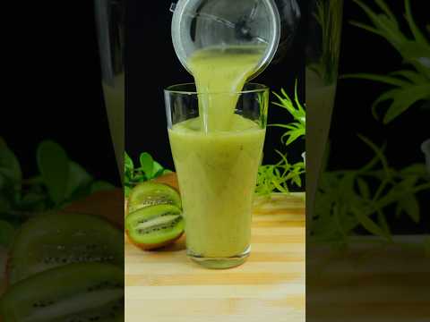 Kiwi Juice - No Fuss, Just Fresh! 🥝 #asmr #indianasmr #cooking