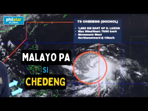 PAGASA Weather Update: Bagyong Chedeng malayo sa kalupaan ng bansa