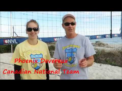 Beach Volleyball Hand setting
