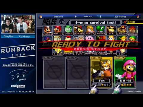 Runback Pools - DirtyDan (Fox) vs Ka-Master (Luigi)