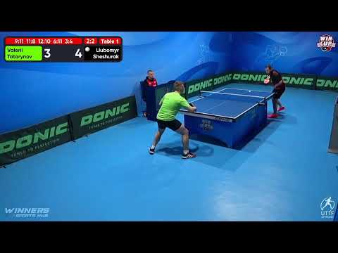 01:30 Valerii Tatarynov 2-3 Liubomyr Sheshurak West 5 WIN CUP 30.11.2022 | TABLE TENNIS WINCUP