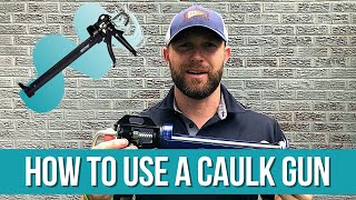 How to Use a Caulk Gun | Beginners Guide