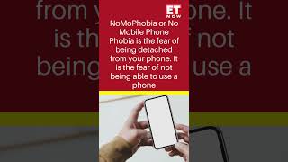 NoMoPhobia: Three Out Of Four Indians Suffer From This, Do You | ET Now | Smartphone Phobia