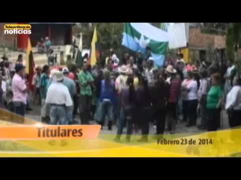 Titulares Domingo 23 De Febrero De 2014 | Teleantioquia Noticias
