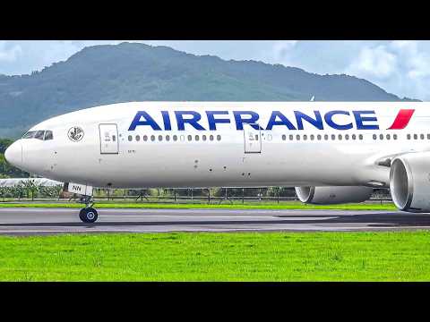 🇲🇺✈️ 20 Minutes Mauritius Airport Action | Stunning Takeoff & Landing in the Indian Ocean (MRU/FIMP)
