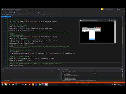 Python Gui 7 Adding A Combobox