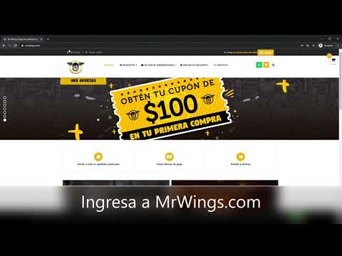 ¿Cómo comprar en mrwings.com? de Mr. Wings®