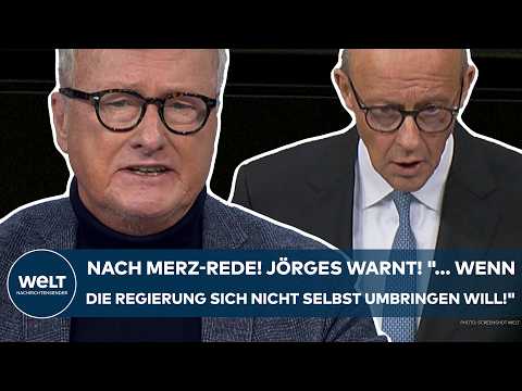 DEUTSCHLAND: Merz-Rede im Bundestag? "Sehr enttäuschend!" Jörges nimmt den Kanzler auseinander!