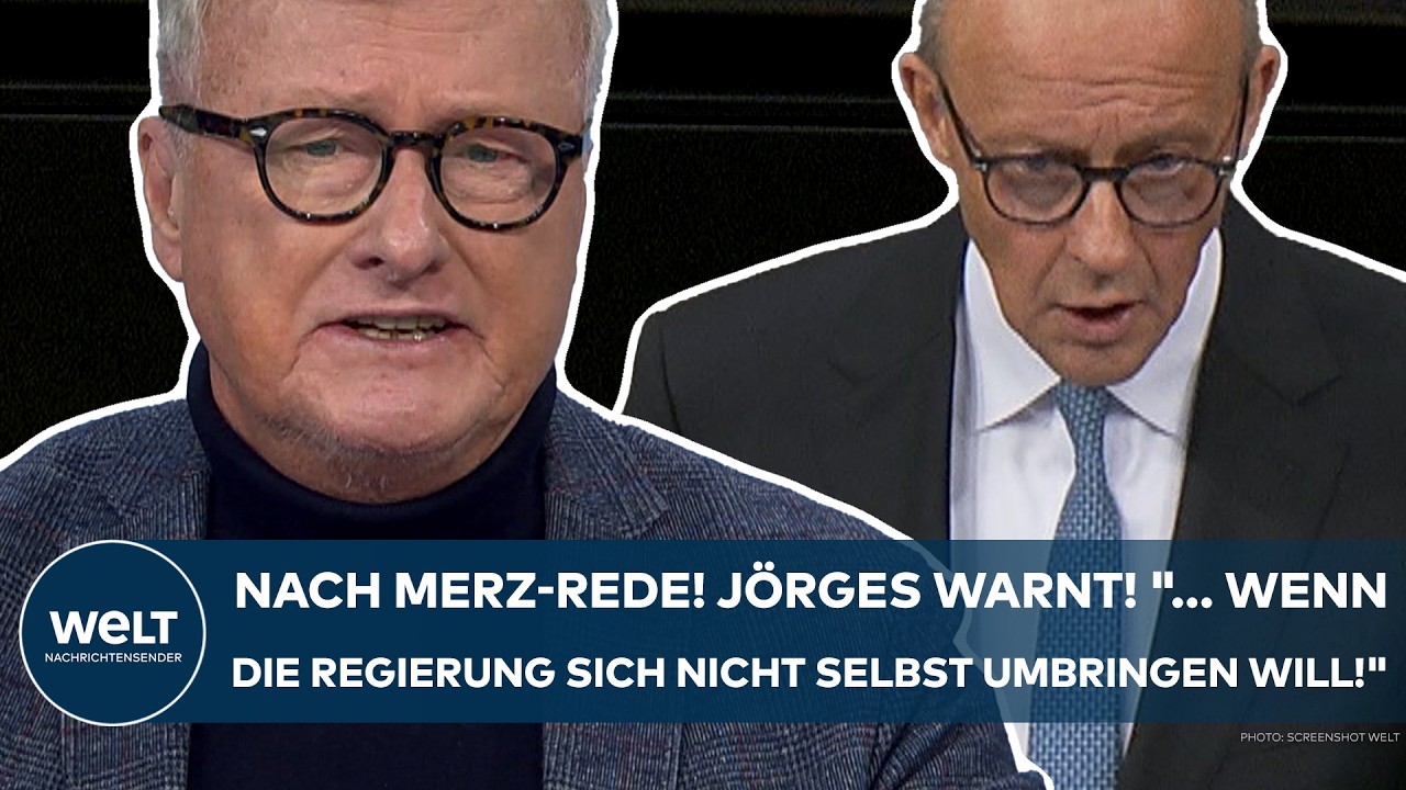 DEUTSCHLAND: Merz-Rede im Bundestag? "Sehr enttäuschend!" Jörges nimmt den Kanzler auseinander!